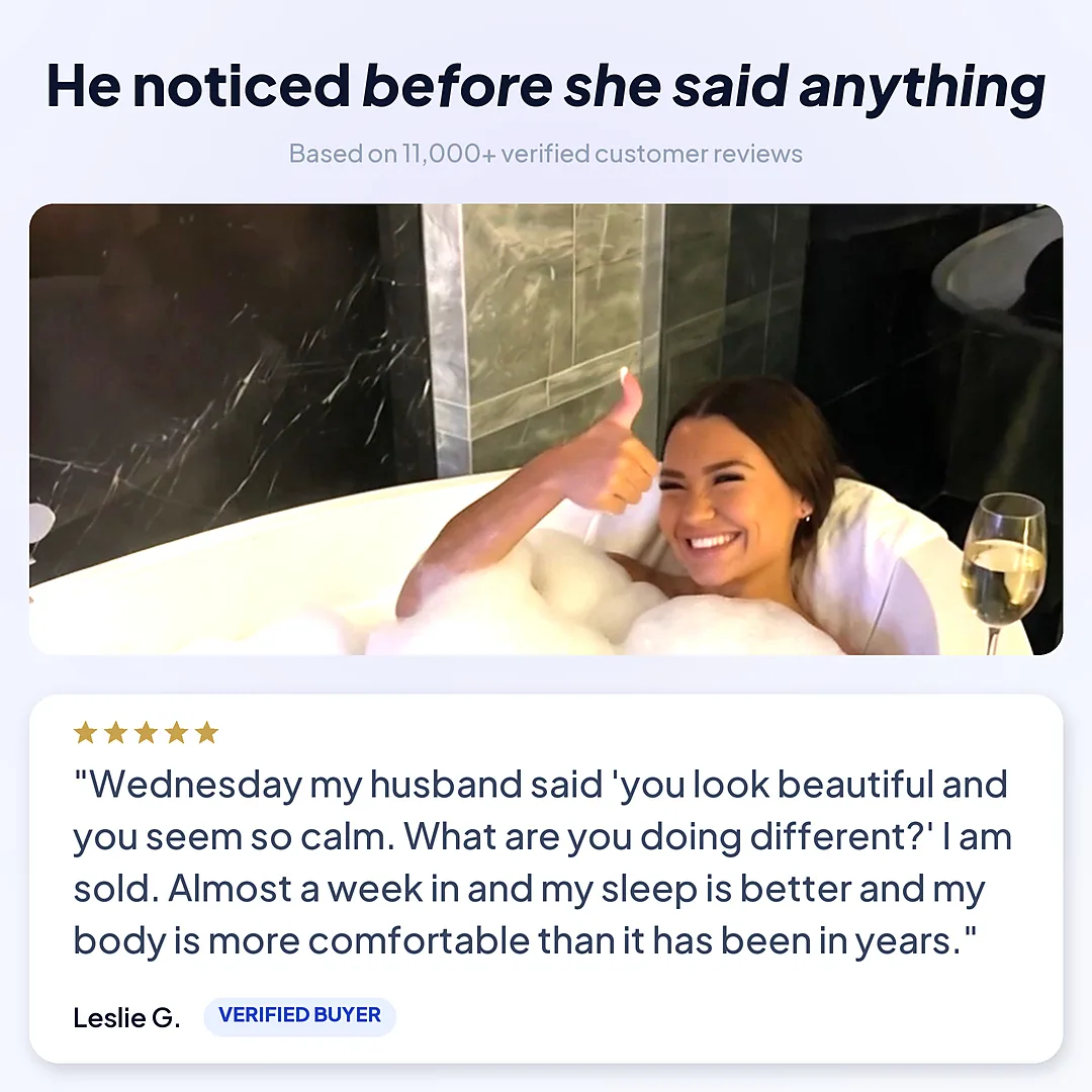 He noticed before she said anything