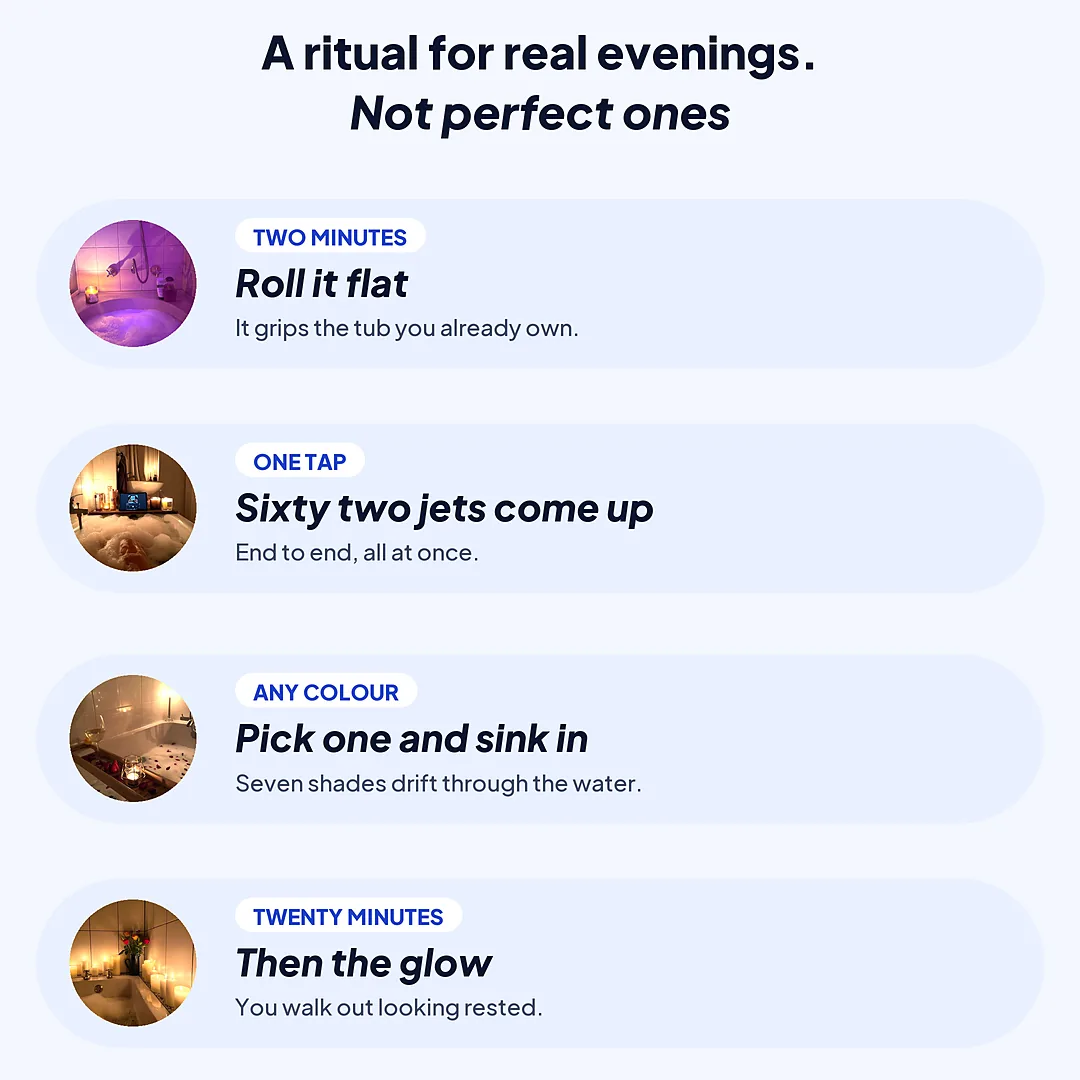 A ritual for real evenings, in four steps