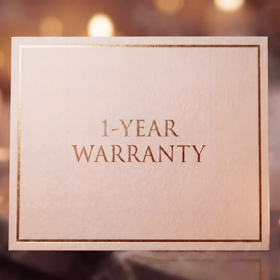 Warranty certificate card